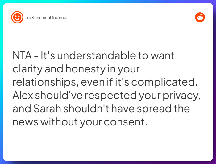 Comment from u/SunshineDreamer