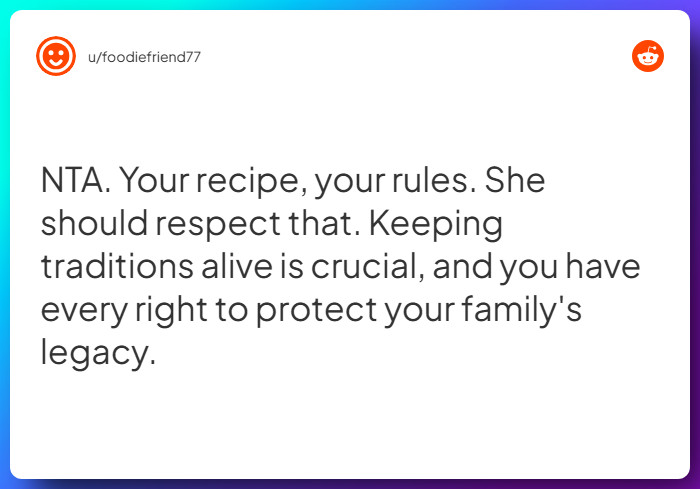 Comment from u/foodiefriend77