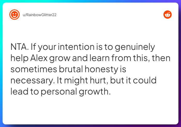 Comment from u/RainbowGlitter22