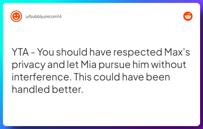 Comment from u/bubblyunicorn14