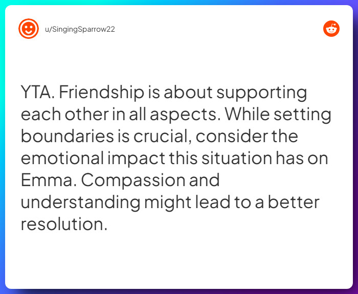 Comment from u/SingingSparrow22