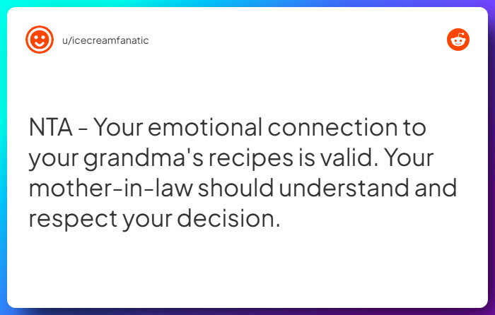 Comment from u/icecreamfanatic