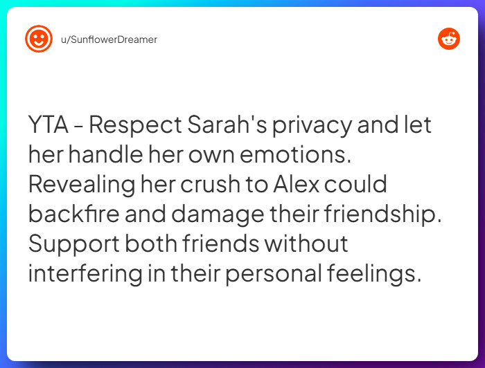Comment from u/SunflowerDreamer
