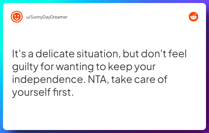 Comment from u/SunnyDayDreamer