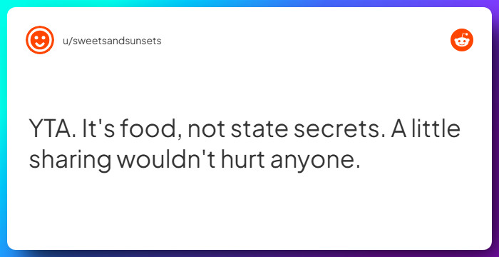 Comment from u/sweetsandsunsets