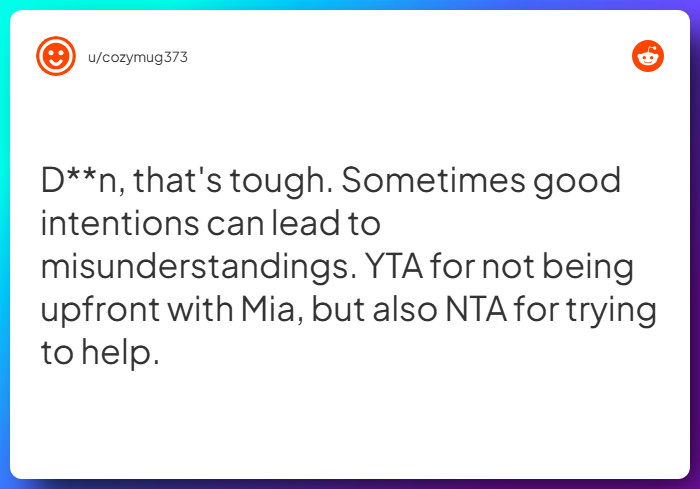 Comment from u/cozymug373