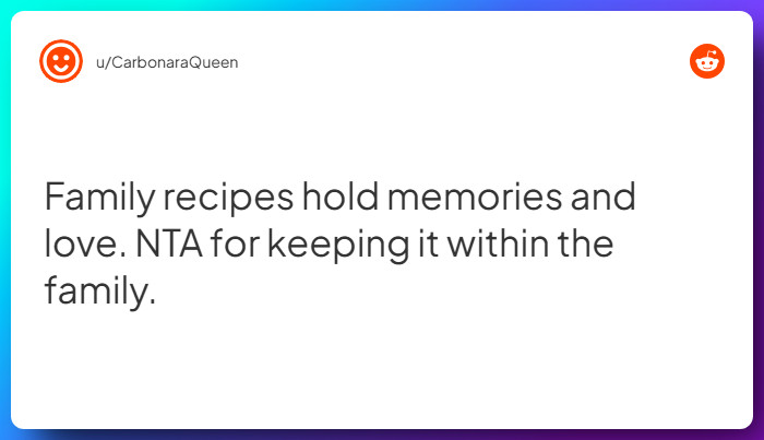 Comment from u/CarbonaraQueen