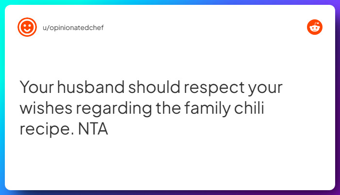 Comment from u/opinionatedchef
