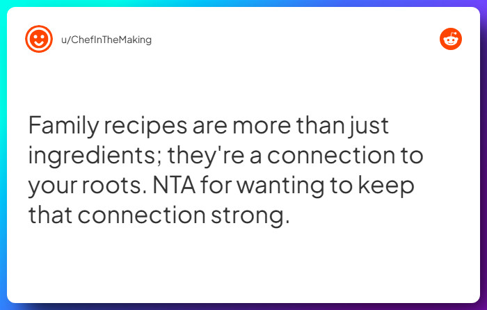 Comment from u/ChefInTheMaking