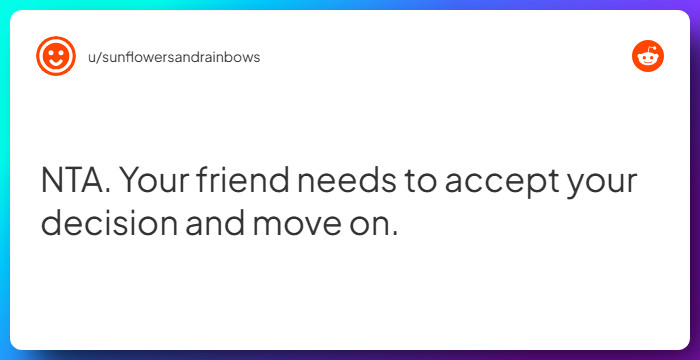 Comment from u/sunflowersandrainbows