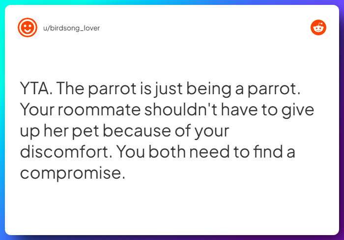 Comment from u/birdsong_lover