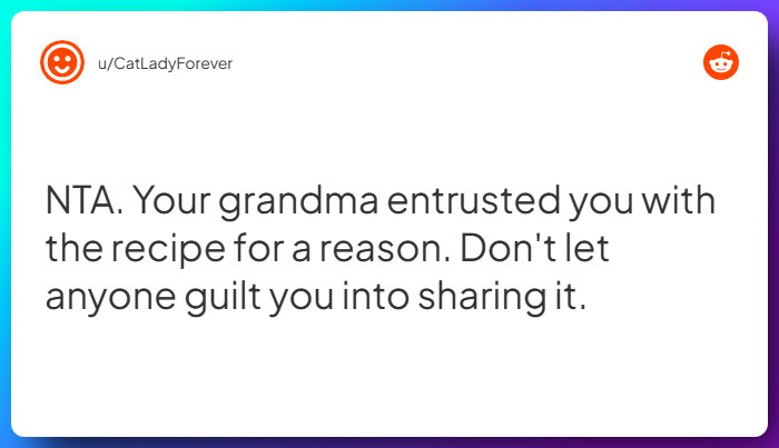 Comment from u/CatLadyForever