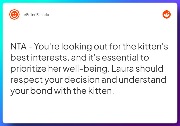 Comment from u/FelineFanatic