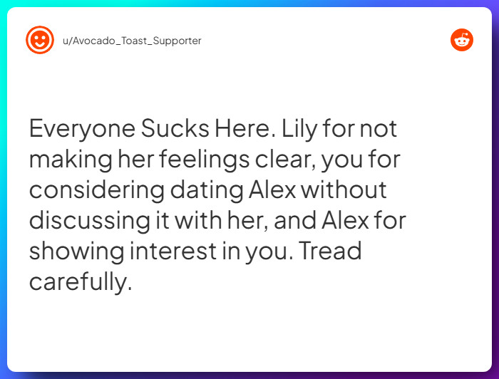 Comment from u/Avocado_Toast_Supporter
