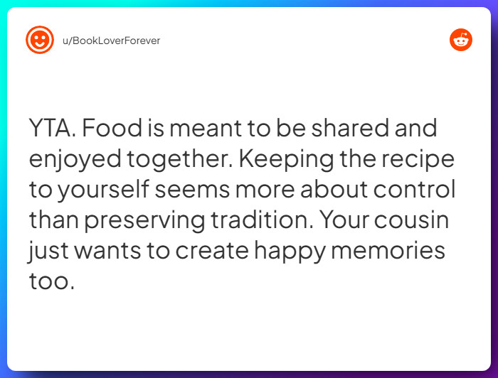 Comment from u/BookLoverForever