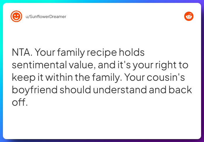 Comment from u/SunflowerDreamer