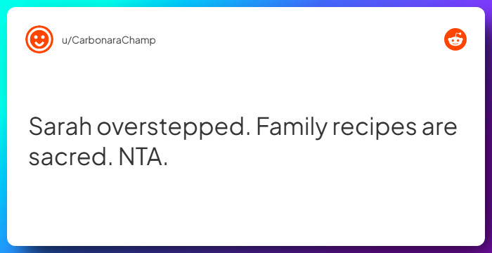 Comment from u/CarbonaraChamp