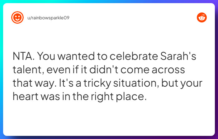 Comment from u/rainbowsparkle09