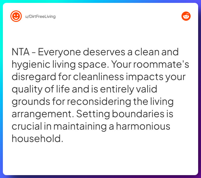 Comment from u/DirtFreeLiving