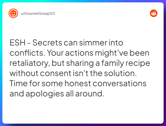 Comment from u/GourmetGossip123