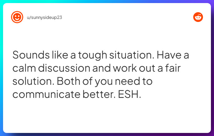 Comment from u/sunnysideup23