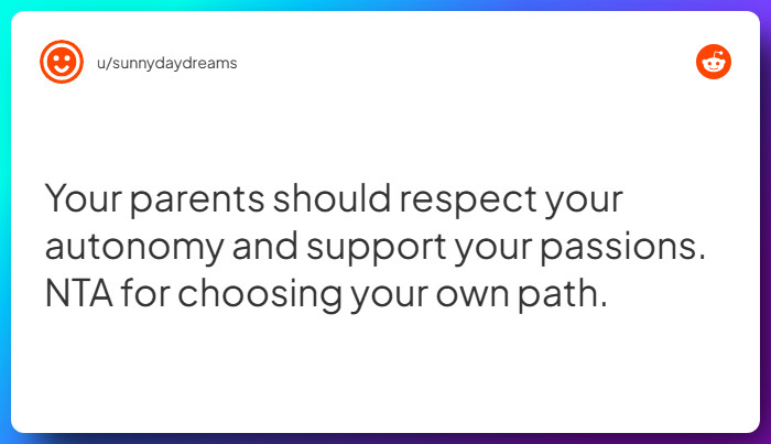 Comment from u/sunnydaydreams