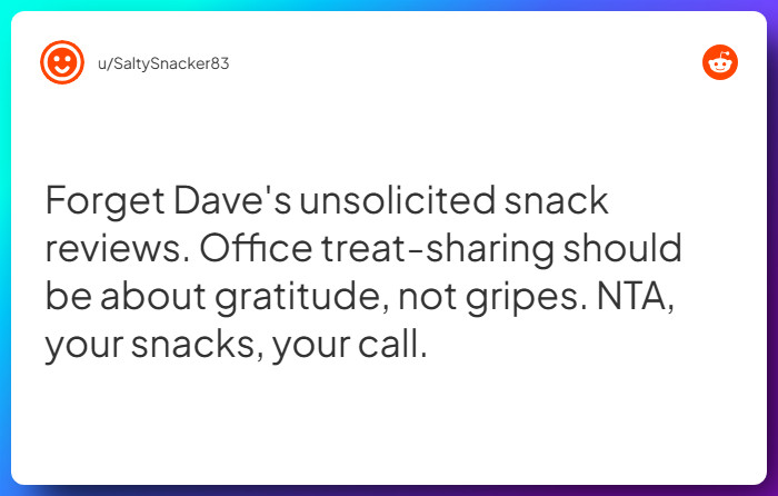 Comment from u/SaltySnacker83