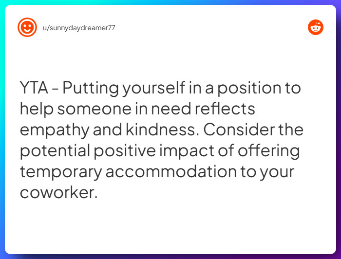 Comment from u/sunnydaydreamer77