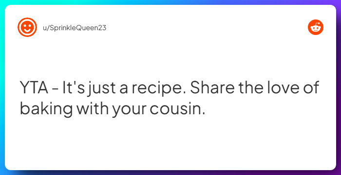 Comment from u/SprinkleQueen23