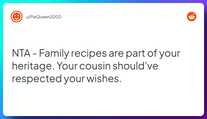 Comment from u/PieQueen2000