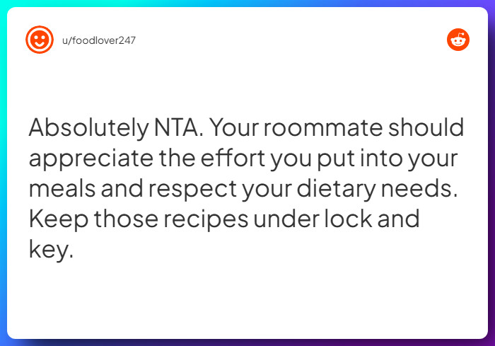Comment from u/foodlover247