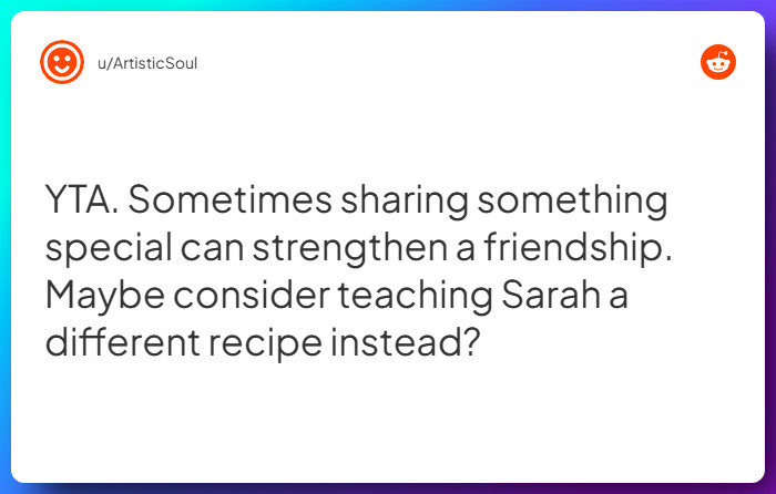 Comment from u/ArtisticSoul