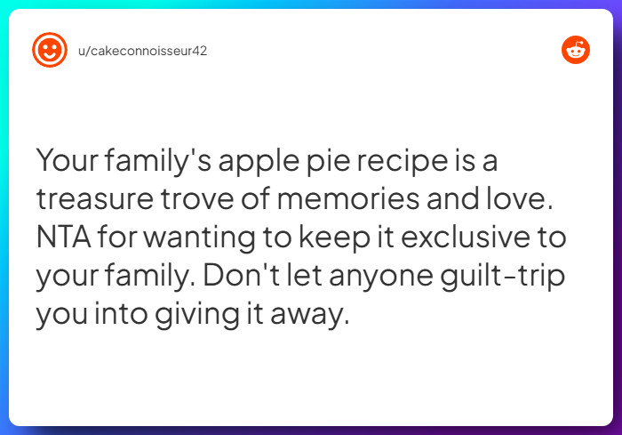 Comment from u/cakeconnoisseur42
