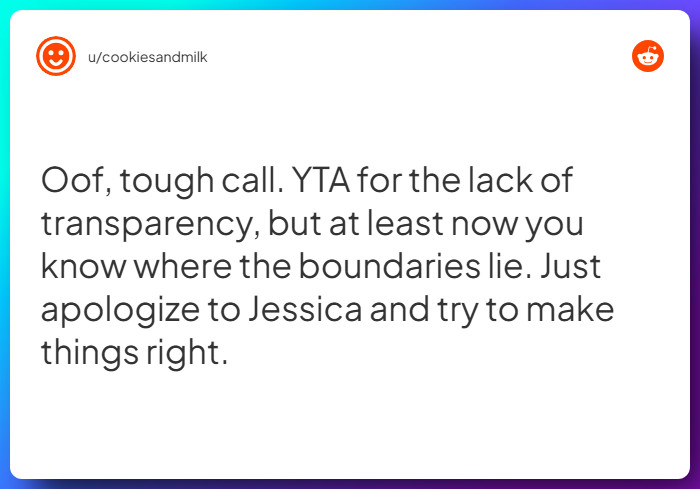Comment from u/cookiesandmilk