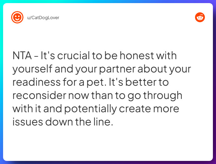 Comment from u/CatDogLover