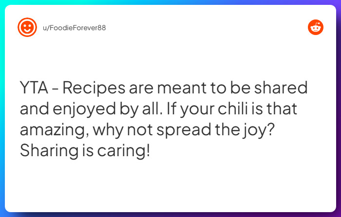 Comment from u/FoodieForever88