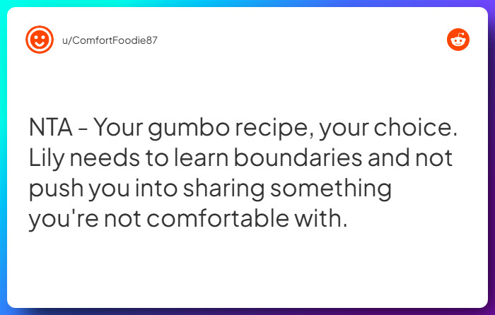 Comment from u/ComfortFoodie87