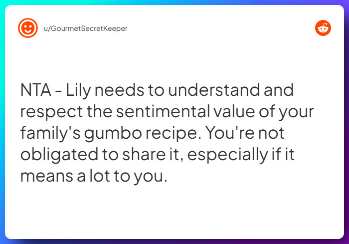 Comment from u/GourmetSecretKeeper