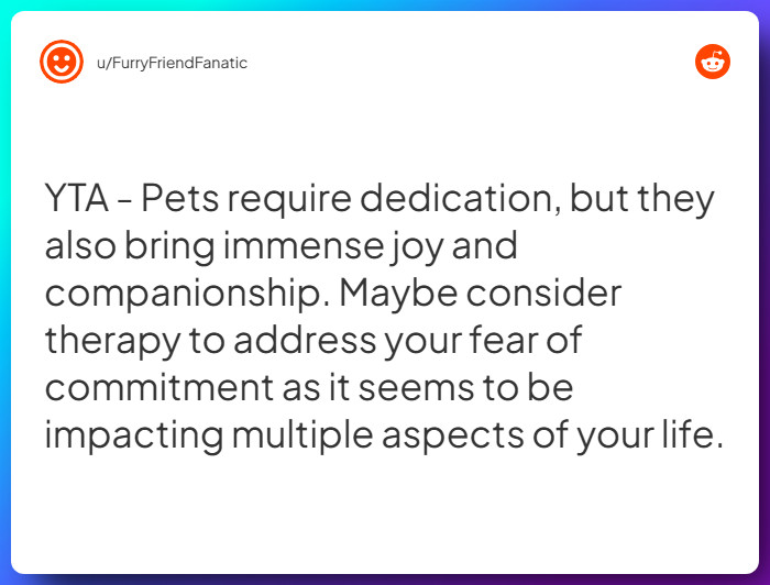 Comment from u/FurryFriendFanatic