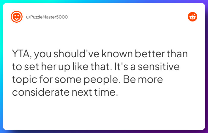 Comment from u/PuzzleMaster5000