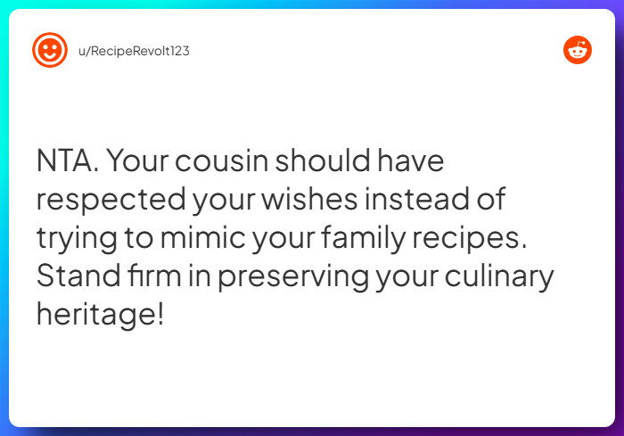 Comment from u/RecipeRevolt123