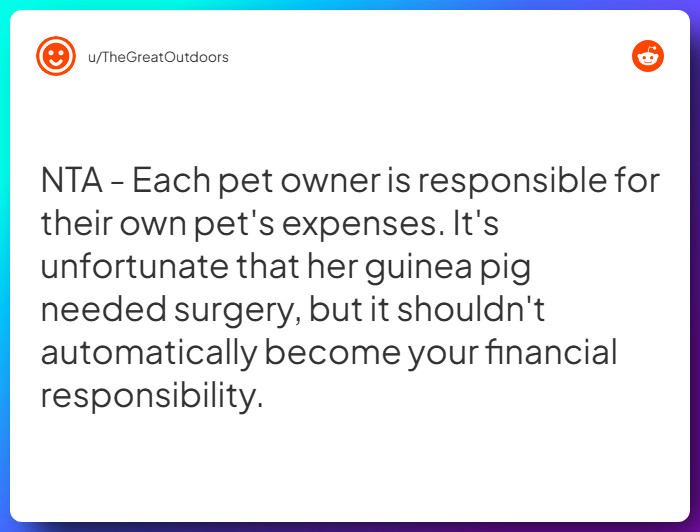 Comment from u/TheGreatOutdoors