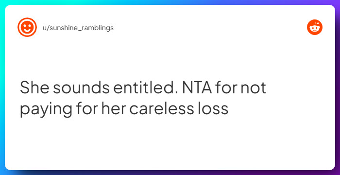 Comment from u/sunshine_ramblings