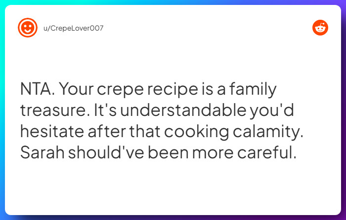 Comment from u/CrepeLover007