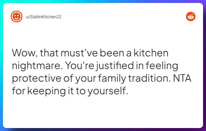 Comment from u/SizzlinKitchen22