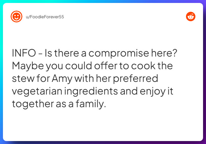 Comment from u/FoodieForever55