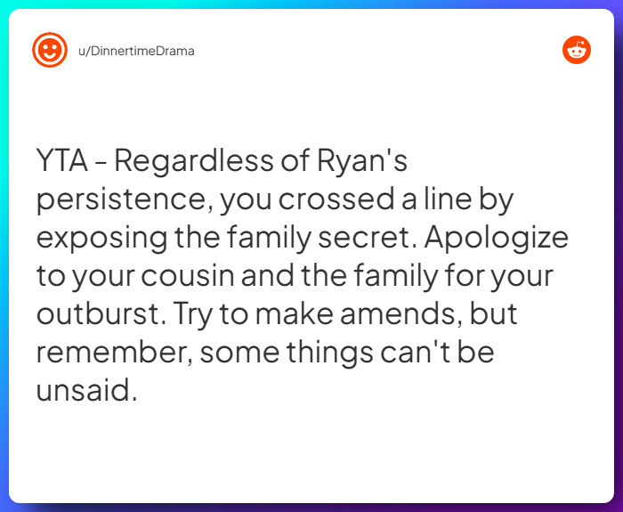Comment from u/DinnertimeDrama