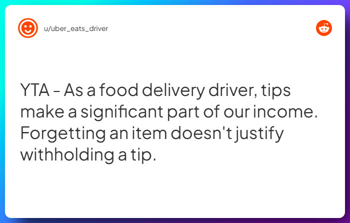 Comment from u/uber_eats_driver
