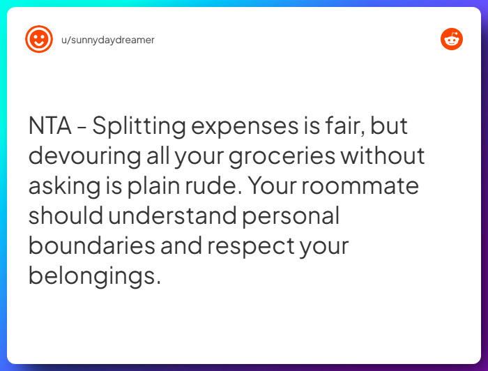 Comment from u/sunnydaydreamer