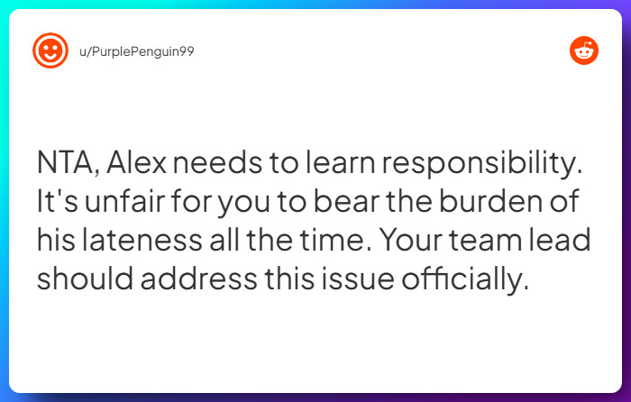 Comment from u/PurplePenguin99